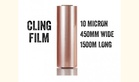Cling Film 450mm Wide 1500m Long 10 Micron